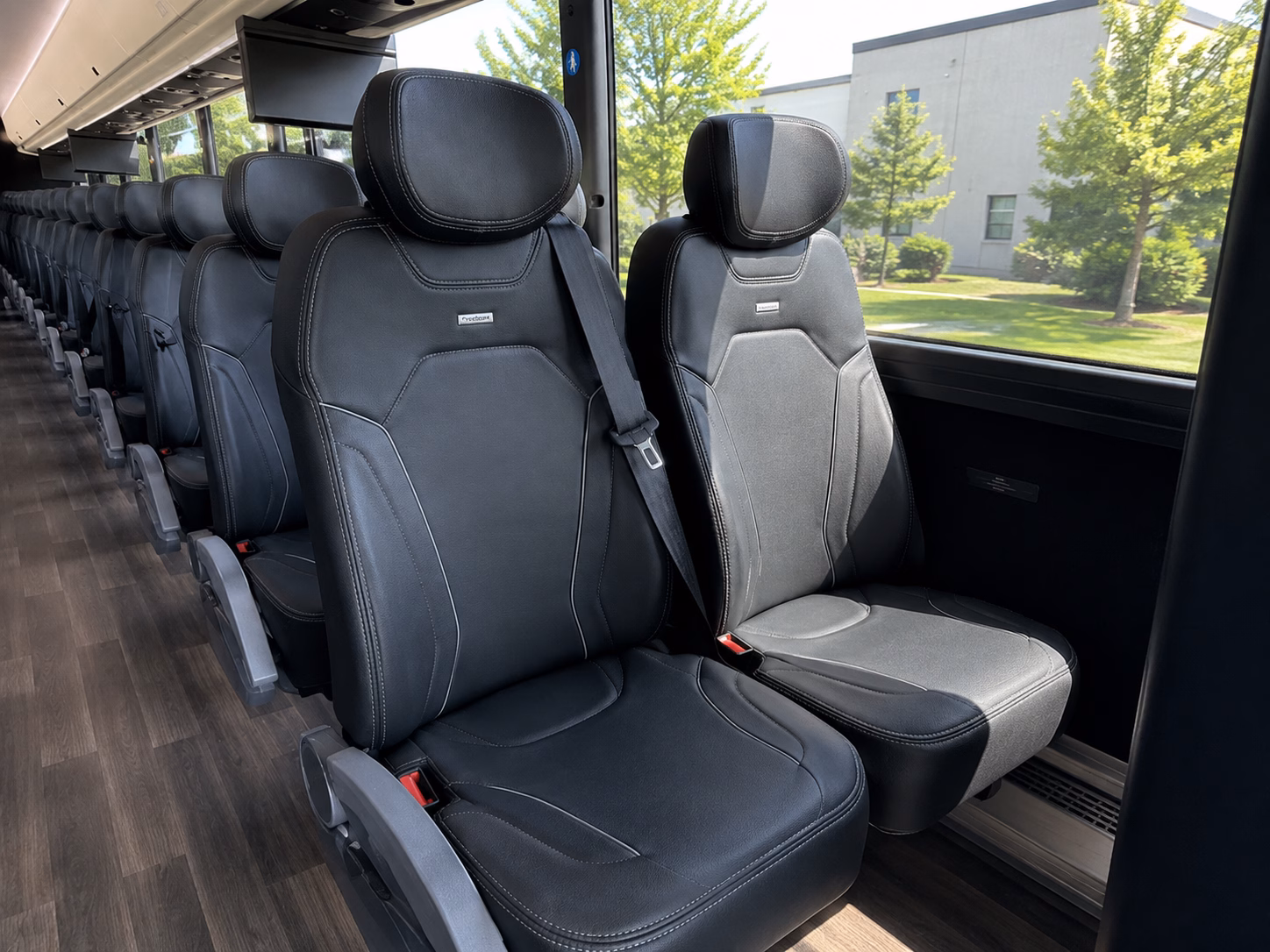 albuquerque charter bus services interior