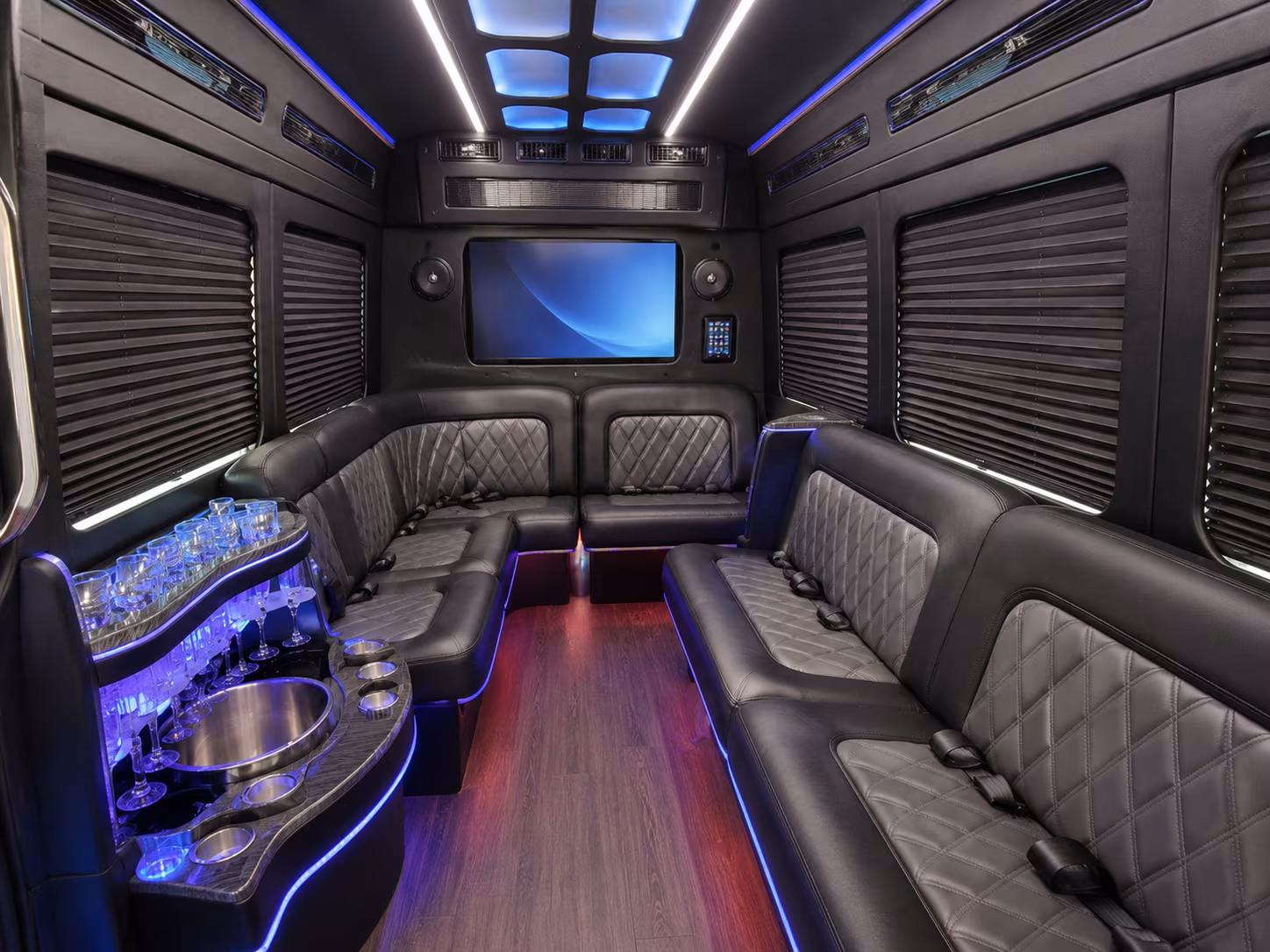 albuquerque party bus interior