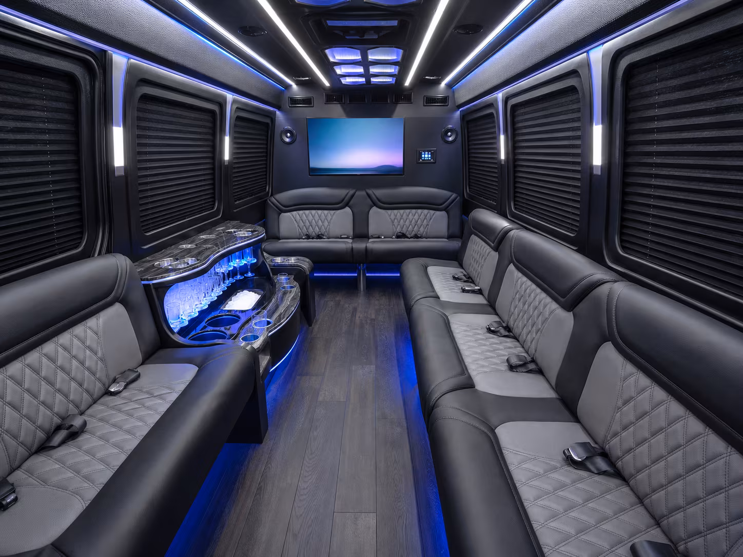 albuquerque party bus rentals inside