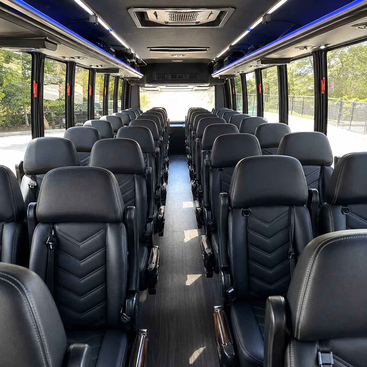 albuquerque religious group transportation onboard seating